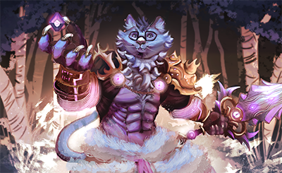 Painterly Stremurr warrior — artwork by Jelly Goat.
